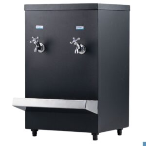 Bebedouro Bancada WP 15 litros Preto aço Inox com 2 Torneiras