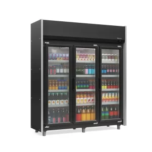 Vertical 3 portas bebida GEAS-3P PR 220 V