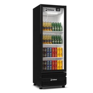 Cervejeira porta vidro 500 litros  CCV 355  110 v preta