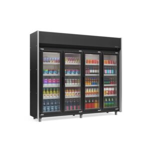Vertical 4 portas bebida  GEAS-4P PR 220 V