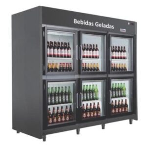 Cervejeira 6 port vidro RF 059 PLUS PV