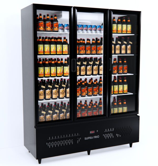 Expositor 3 portas 1,60 mts linha  SUPRA FRIO